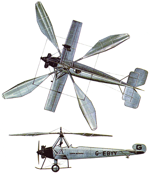 Автожир Cierva C.8L Mk.II впервые пересекший Ла-Манш 18 сентября 1928 года