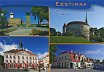 Estonia. View of Narva. View of Tallinn. View of Tartu. View of Kuressaare