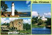 Estonia, Vasknarva. Livonian Order Stronghold Ruins. Orthodox Church