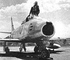 Nose radar detail. Note Indian head emblem under cockpit